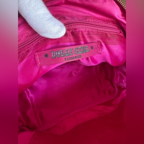 Anna Sui Pink Quilted Crossbody Bag - Picture 8 of 9